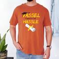 Tassel Worth The Hassle 2018 Graduation Quote Ylw Men's Comfort Colors T-Shirt Yam