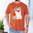 Teacher Pig Cute Farm Animal Book Lover School Student For Men Women Kids Men's Comfort Colors T-Shirt Yam Teacher Pig Cute Farm Animal Book Lover School Student For Men Women Kids Men's Comfort Colors T-Shirt Yam