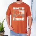 Thank You Veterans In Memory Of All Veterans Men's Comfort Colors T-Shirt Yam