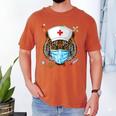 Tiger Nurse RN ER Nursing School Graduation Men's Comfort Colors T-Shirt Yam