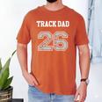 TRACK DAD 2026 SENIOR TRACK DAD SENIOR CLASS 26 Men's Comfort Colors T-Shirt Yam
