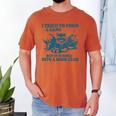 I Tried To Form A Gang But It Turned Into A Book-Club Reader Premium Tri-Blend Men's Comfort Colors T-Shirt Yam