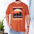 Unique Art For Introverted Cat Fans -Adults Cat Humorous Introvert Small Men's Comfort Colors T-Shirt Yam Unique Art For Introverted Cat Fans -Adults Cat Humorous Introvert Small Men's Comfort Colors T-Shirt Yam