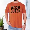 Vaccine Queen Nursing Graduation Shirt Men's Comfort Colors T-Shirt Yam