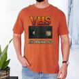 VHS Tape Nostalgia Old School Technology Humor Men's Comfort Colors T-Shirt Yam