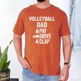 Volleyball Dad Pay Drive Clap Dad Of A Volleyball Player Dad Men's Comfort Colors T-Shirt Yam