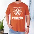 I Wear In Memory Of My Friend Lung Cancer Men's Comfort Colors T-Shirt Yam I Wear In Memory Of My Friend Lung Cancer Men's Comfort Colors T-Shirt Yam