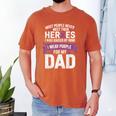 I Wear Purple For My Dad Pancreatic Cancer Support Men's Comfort Colors T-Shirt Yam I Wear Purple For My Dad Pancreatic Cancer Support Men's Comfort Colors T-Shirt Yam
