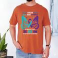 I Wear Teal And Purple In Memory Of My Son Men's Comfort Colors T-Shirt Yam I Wear Teal And Purple In Memory Of My Son Men's Comfort Colors T-Shirt Yam