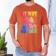 My Wife Is My Favorite Author Book Writer Writing Husband Men's Comfort Colors T-Shirt Yam My Wife Is My Favorite Author Book Writer Writing Husband Men's Comfort Colors T-Shirt Yam