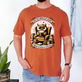 Wise Owl Reading Books Men's Comfort Colors T-Shirt Yam