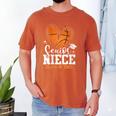 Women's Senior Niece Class Of 2026 Basketball Graduation Heart Men's Comfort Colors T-Shirt Yam