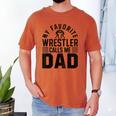 Wrestler Daddy Wrestling Dad Men's Comfort Colors T-Shirt Yam