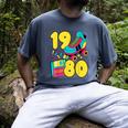 1980 Retro Raised In The 80s Old School Nostalgia Vibes Men's Comfort Colors T-Shirt Denim 1980 Retro Raised In The 80s Old School Nostalgia Vibes Men's Comfort Colors T-Shirt Denim