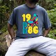 1986 Retro Raised In The 80s Old School Nostalgia Vibes Men's Comfort Colors T-Shirt Denim