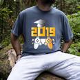 2019 High School Graduation Shirt Gamer Graduate Men's Comfort Colors T-Shirt Denim