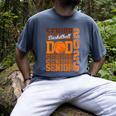 2026 Basketball Senior Dad Graduation Matching Family Men's Comfort Colors T-Shirt Denim