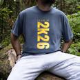 2K26 Class Of 2026 Graduation College Senior Back To School Premium Tri-Blend Men's Comfort Colors T-Shirt Denim