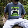 3rd Grade Level Complete Gamer Class Of 2026 Graduation Men's Comfort Colors T-Shirt Denim