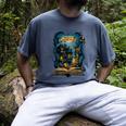 4 Books Are Portable Magic Bookish Reading Nerd Quote Men's Comfort Colors T-Shirt Denim