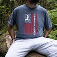4th Of July US Flag Cheer Dad Shirt For Father's Cheer Men's Comfort Colors T-Shirt Denim