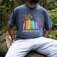 8647 Foxtrots Tangos Deltas Book Flower Resist Book Lovers Men's Comfort Colors T-Shirt Denim
