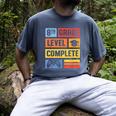 8th Grade Graduation Shirt 2024 Gamer Level Eighth Birthday Men's Comfort Colors T-Shirt Denim