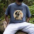 Abraxos Flower Garden Club Book Lover Fantasy Dragon Bookish Men's Comfort Colors T-Shirt Denim