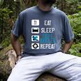 Athletic Trainer Eat Sleep Tape Ankles Graduation Men's Comfort Colors T-Shirt Denim