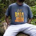 Baba Joon Persian Dad Iran Quote Iranian Fathers Day Men's Comfort Colors T-Shirt Denim