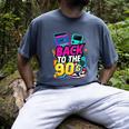 Back To The 90s Nostalgia Cassette Game Console Boombox Men's Comfort Colors T-Shirt Denim
