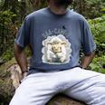 Back Off – Sheep Baa Crow Caw Pun For Introverts Men's Comfort Colors T-Shirt Denim