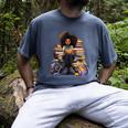 Back To School Afro Melanin Girl Reading Book Bookworm Men's Comfort Colors T-Shirt Denim Back To School Afro Melanin Girl Reading Book Bookworm Men's Comfort Colors T-Shirt Denim