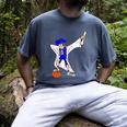 Basketball Dabbing Shirt Senior Graduation Him Her Men's Comfort Colors T-Shirt Denim