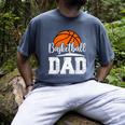 Basketball Dad Basketball Player Game Day Father's Day Men's Comfort Colors T-Shirt Denim