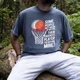 Basketball Mom Or Dad Basketball Parent Men's Comfort Colors T-Shirt Denim
