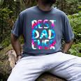 Best Dad Ever Colorful Tie Dye Fathers Day Men's Comfort Colors T-Shirt Denim