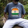 Best Indian Dad Ever Father's Day India Flag Pride Men's Comfort Colors T-Shirt Denim