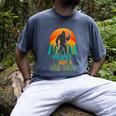 Bigfoot Introvert People Not A Big Fan Retro Sasquatch Men's Comfort Colors T-Shirt Denim