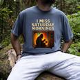 Bigfoot Saturday Morning Nostalgia Men's Comfort Colors T-Shirt Denim