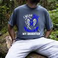 Blue In Memory Of Daughter Colon Cancer Awareness Shirts Men's Comfort Colors T-Shirt Denim