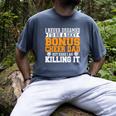 Bonus Cheer Dad Cheer Step Dad Men's Comfort Colors T-Shirt Denim