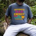 Caffeinated Dad Energy Loading Please Wait Coffee Humor Men's Comfort Colors T-Shirt Denim