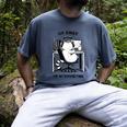 Cat With Coffee On Computer Go Away I'm Introverting Men's Comfort Colors T-Shirt Denim