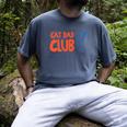 Cat Dad Club Life Is Better With Cats Father's Day 2 Sided Men's Comfort Colors T-Shirt Denim