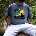 Cat Starry Night Van Gogh Cat For Cat Lover Cat Mom Cat Dad Men's Comfort Colors T-Shirt Denim Cat Starry Night Van Gogh Cat For Cat Lover Cat Mom Cat Dad Men's Comfort Colors T-Shirt Denim