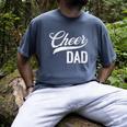 Cheer Dad Green Cheerleading Matching Parents Men's Comfort Colors T-Shirt Denim