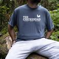 The Chicken Dad Pet Lover Tee Cute T-Shirt Men's Comfort Colors T-Shirt Denim