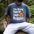 Chicken Nugget Saying Introvert Nuggie Foodie Food Men's Comfort Colors T-Shirt Denim Chicken Nugget Saying Introvert Nuggie Foodie Food Men's Comfort Colors T-Shirt Denim