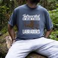 Chocolate Lab Dog Introvert Chocolate Labrador Retriever Men's Comfort Colors T-Shirt Denim Chocolate Lab Dog Introvert Chocolate Labrador Retriever Men's Comfort Colors T-Shirt Denim